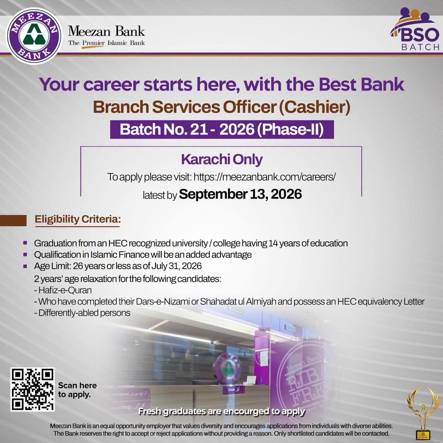 Meezan Bank Jobs 2026