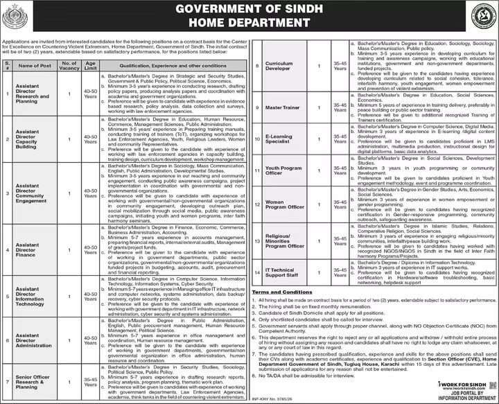 Home Department Jobs 2026