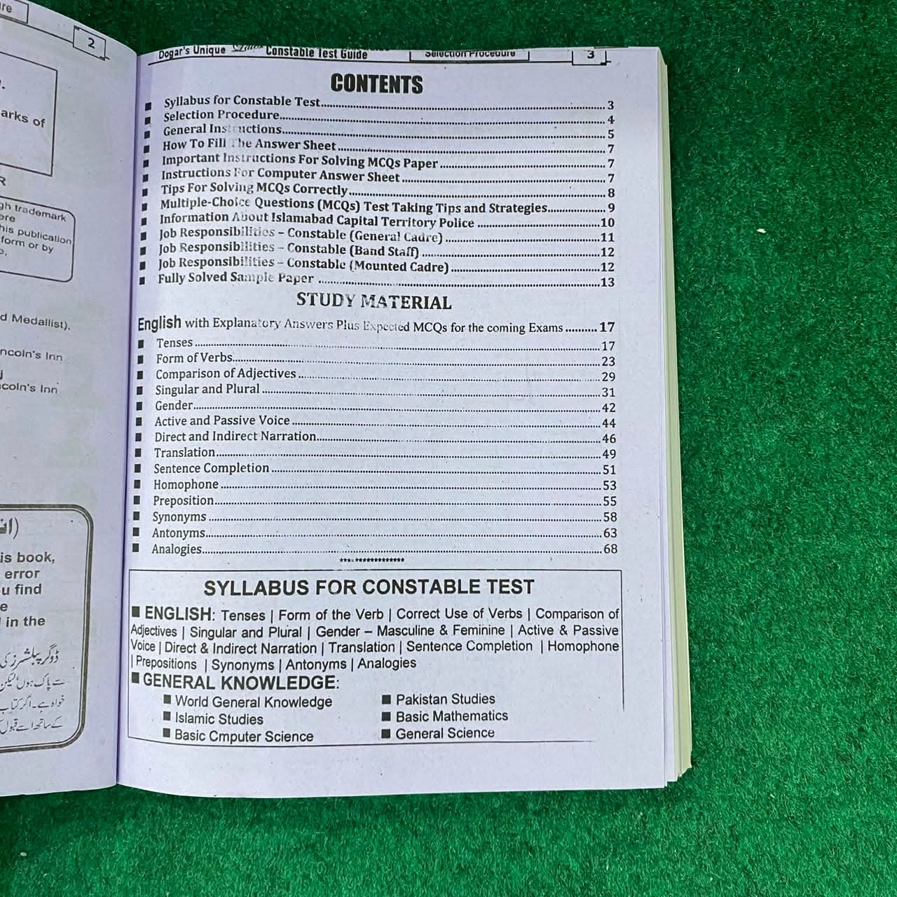Islamabad Police Book Inside