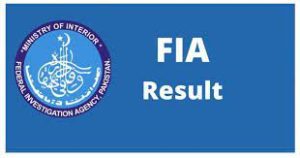 FIA  Written Test Result 2023