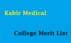 Gandhara University Kabir Medical College Merit List