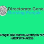 DGN Lahore General Nursing Admission 2023