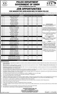 STS Sindh Police Jobs 2023 