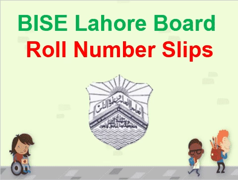 BISE Lahore Matric Roll No Slip 2023