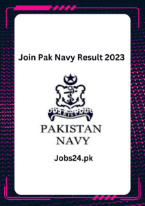 Join Pak Navy Result 2023 