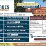 Edwardes College Peshawar Merit List 2023