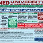 NED University Admission 2023