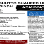 Benazir Bhutto Shaheed University Karachi Admission 2024