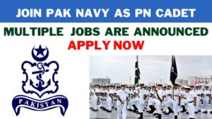 Pak Navy PN Cadet Registration Slip 2024