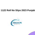 Rescue 1122 Roll No Slips 2023