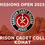 Garrison Cadet College Kohat Result 2024
