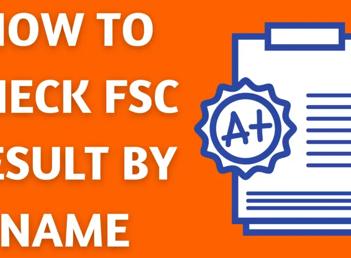 How to Check FSc Result by Name 2024
