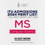 ITU Merit List 2024 itu.edu.pk