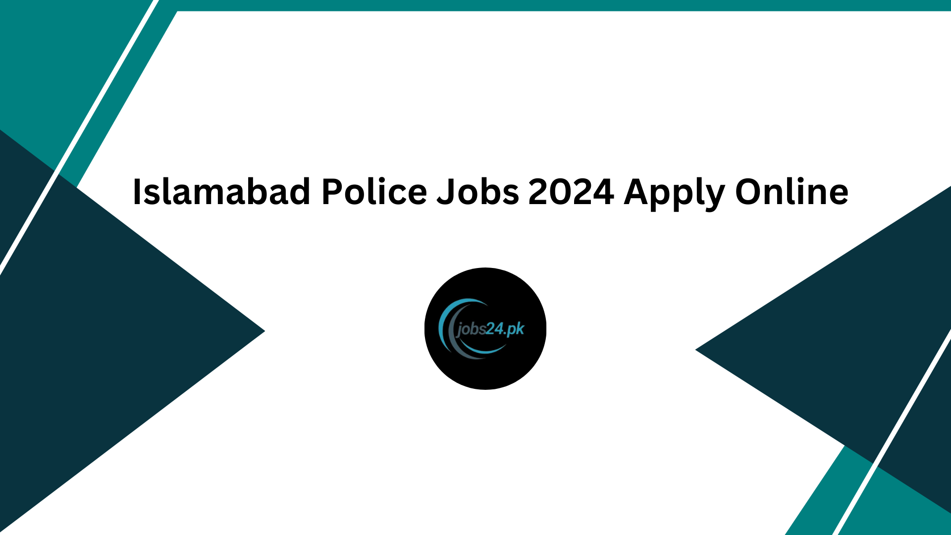 Islamabad Police Jobs 2024 Apply Online