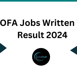 MOFA Jobs Written Test Result 2024