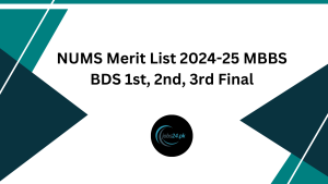 NUMS Merit List 2024-25 