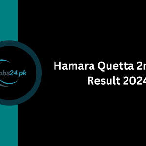 Hamara Quetta 2nd Year Result 2024