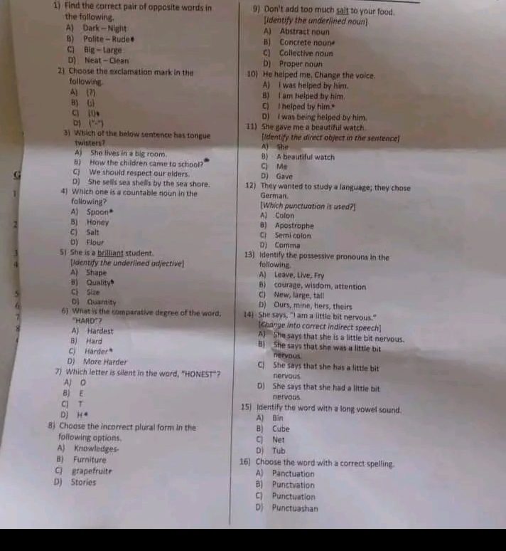 KPK CTD Police Field Operator past paper PDF download