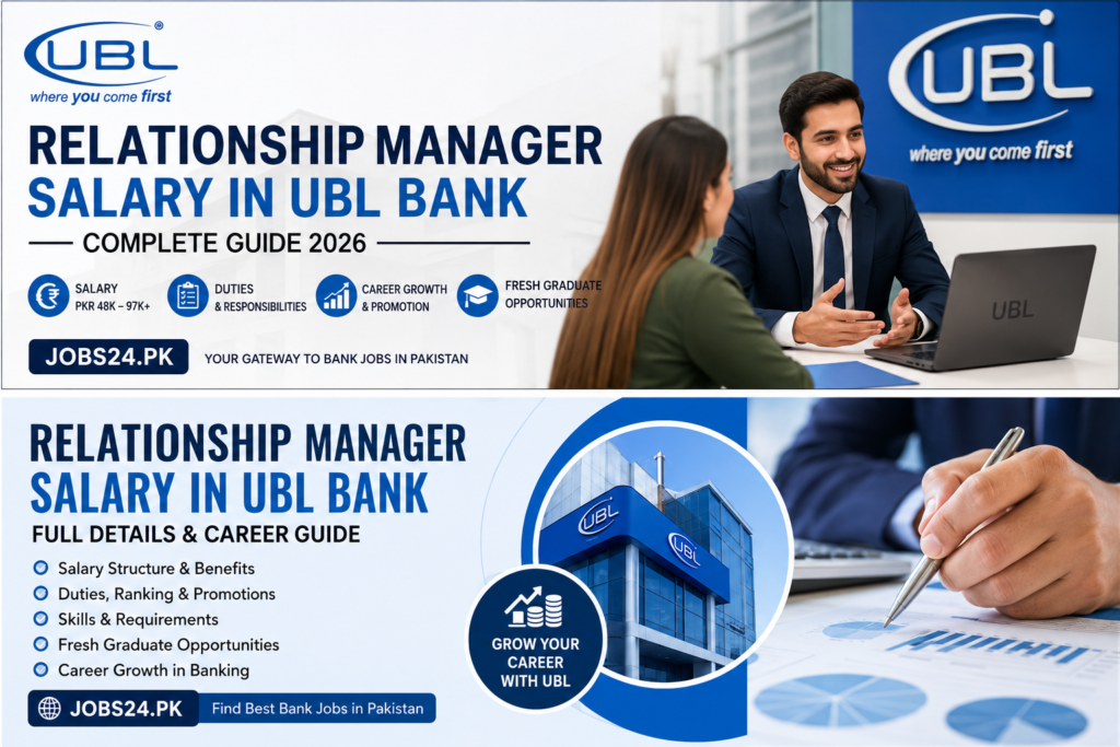 Relationship Manager Salary in UBL Bank Pakistan 2026