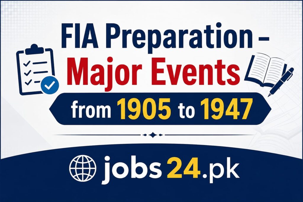 FIA Preparation – Major Events from 1905 to 1947