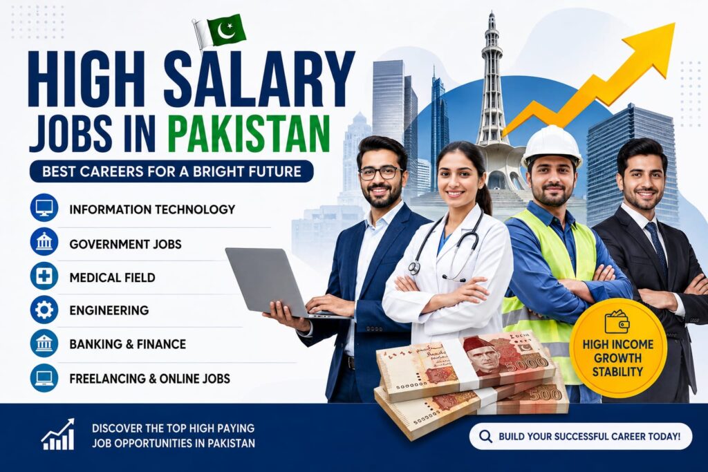 High Salary Jobs in Pakistan