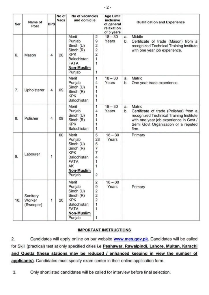 Military Engineering Services Jobs 2026