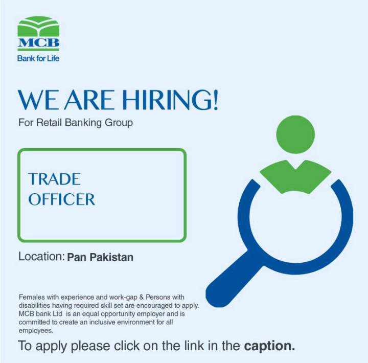 Looking for a banking career? Apply for MCB Bank Jobs 2026. Explore the latest vacancies, eligibility criteria, benefits, and complete online application process.