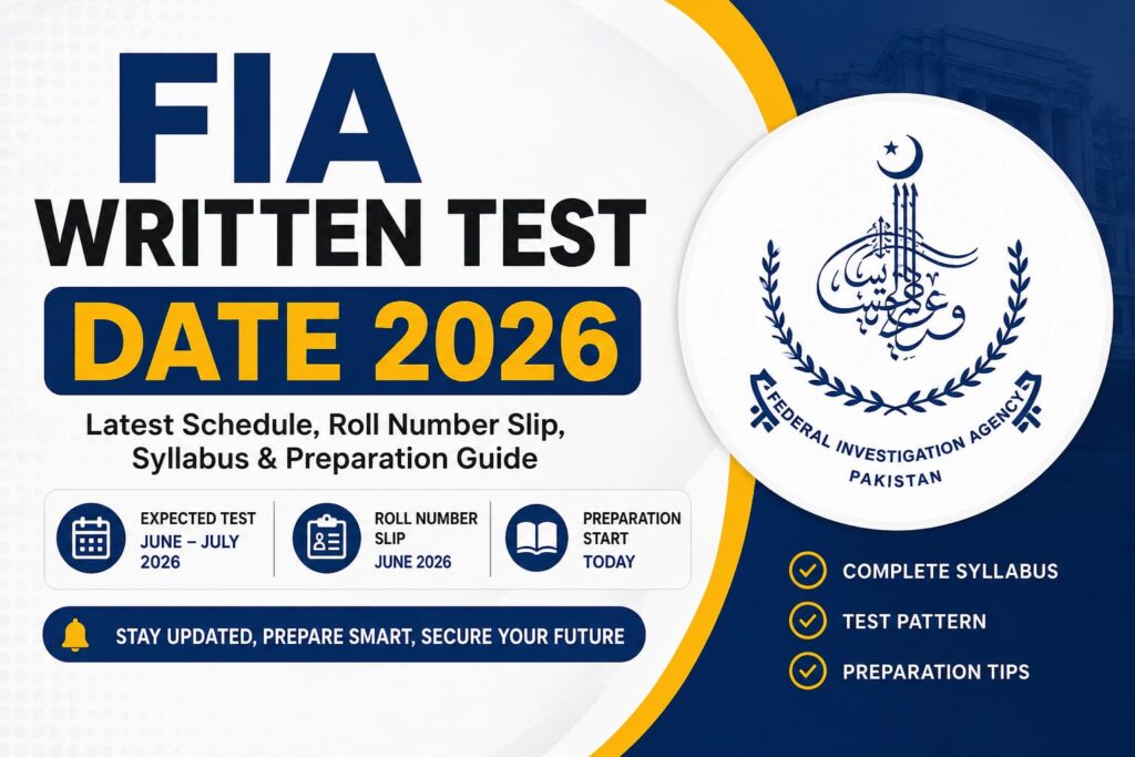 FIA Written Test Date 2026 
