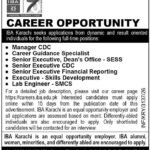 IBA Karachi Jobs 2026Â Apply Online for Latest Career Opportunities
