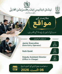 NADRA Jobs 2026 – Latest Career Opportunities Announced