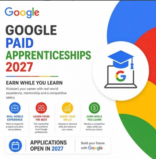 Google Paid Apprenticeships 2027 – Complete Guide, Eligibility, Benefits & Apply Process