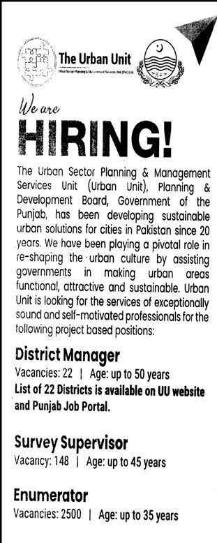 The Urban Unit Jobs 2026