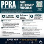 PPRA Jobs 2026Â Paid Internship Program | Apply Online