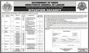 Directorate General of Labour Jobs 2026