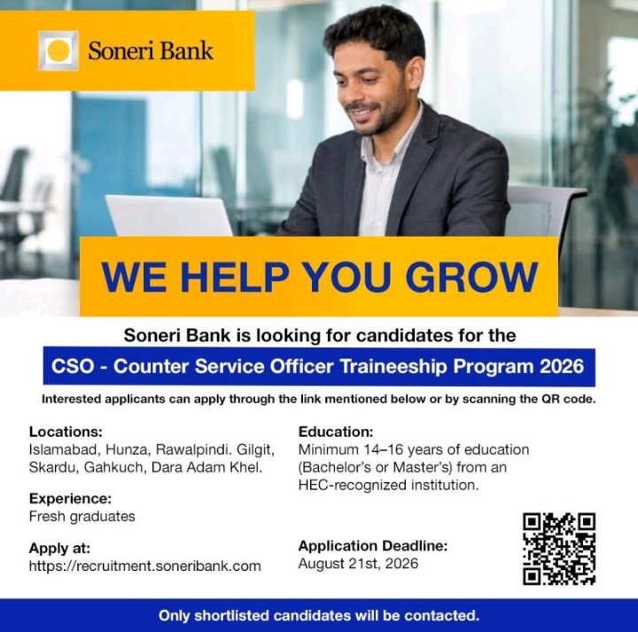 Soneri Bank Jobs 2026