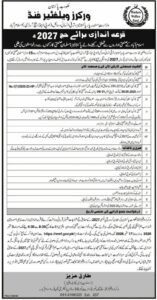 Workers Welfare Fund Jobs 2026