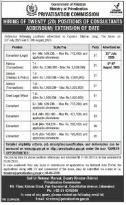 Privatisation Commission Jobs 2026